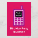 Search for cell phone invitations Pink