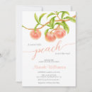 Search for a little peach is on the way invitations Fruit