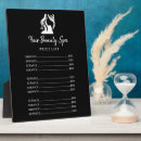 Search for menu plaques Hair salon