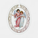 Search for blue angel ornaments White