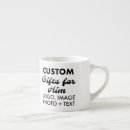 Search for initials espresso mugs For him