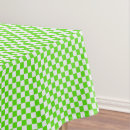 Search for green and white gingham tablecloths Checkered