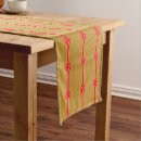 Search for gold and red table runners Black