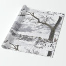 Search for winter scene wrapping paper Nature
