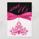 Search for hot pink sweet 16 invitations Sweet sixteen birthday