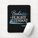 Search for airplane mousepads Flight attendant