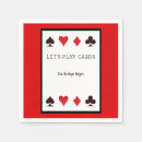 Search for game night napkins Poker