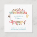 Search for macaron business cards Bakery