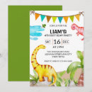 Search for dinosaur fourth birthday invitations Kids birthday party