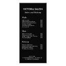 Search for spa menu rack cards Hair stylist