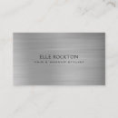 Search for metallic silver business cards Trendy