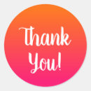Search for neon thank you stickers Orange