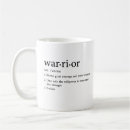 Search for breast cancer mugs Warrior