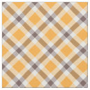 Search for orange and brown plaid fabric Modern