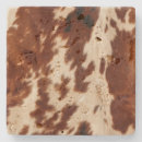 Search for cowhide coasters Brown