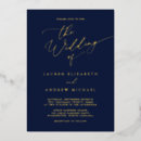 Search for blue and gold wedding invitations Minimalist