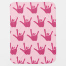 Search for sign language blankets Hand