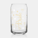 Search for bride and groom beer glasses Gold