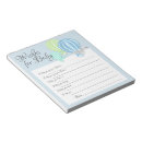 Search for baby shower notepads Wishes for baby