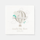Search for hot air balloon baby shower napkins Party