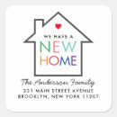 Search for moving announcement cards New address