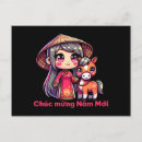 Search for vietnamese new year postcards Tet