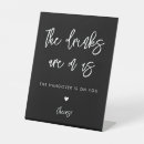 Search for drinks on us sign wedding signs Black and white