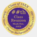 Search for class reunion stickers Gold