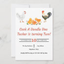 Search for chicken birthday invitations Country