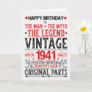 Search for funny 85th birthday cards For him