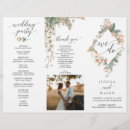 Search for vintage wedding programs Floral