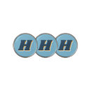 Search for letter golf ball markers Bold typography