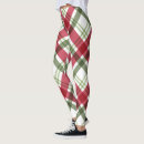Search for red and green plaid leggings Winter