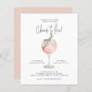 Search for wine tasting bridal shower invitations Cheers to love