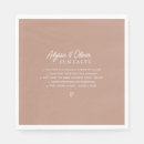 Search for couple fun facts wedding napkins Blue