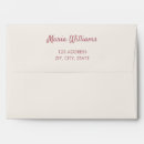 Search for rose gold envelopes Return address