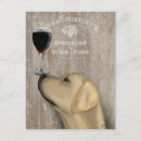 Search for wine postcards Dog with wine