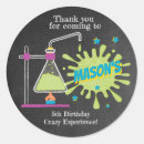 Search for science stickers science birthday party