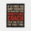 Search for wrestling blankets Coach