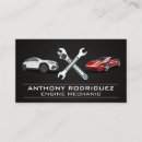 Search for oil change business cards Mechanic