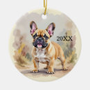 Search for french bulldog ornaments Animals