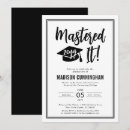 Search for masters degree graduation invitations Mastered it