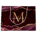 Search for burgundy gift bags Monogrammed