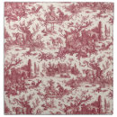 Search for cloth napkins Toile de jouy