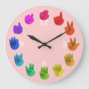 Search for color wheel clocks Colorful