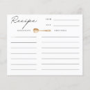 Search for bridal shower recipe cards Watercolor