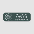 Search for green name tags With magnetic back