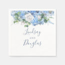 Search for hydrangea napkins Dusty blue