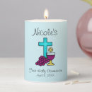 Search for first communion candles Catholic