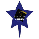 Search for gold stars cake toppers Black